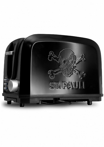FC St. Pauli - Totenkopf, Edelstahl Toaster