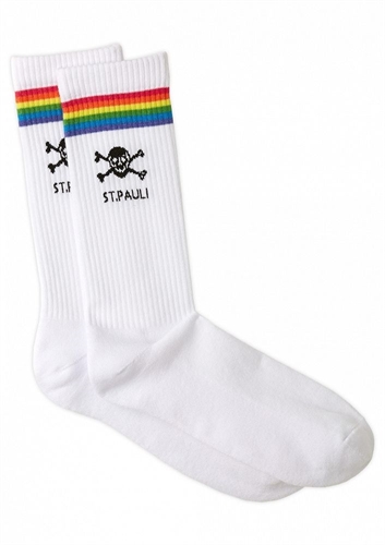 FC St. Pauli - Totenkopf Regenbogen, Tennissocken