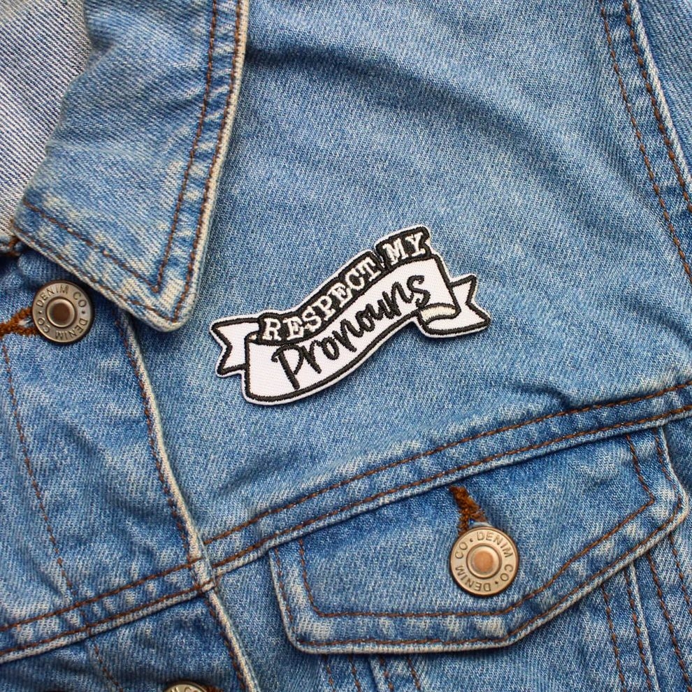 Respect my pronouns - Aufn�her