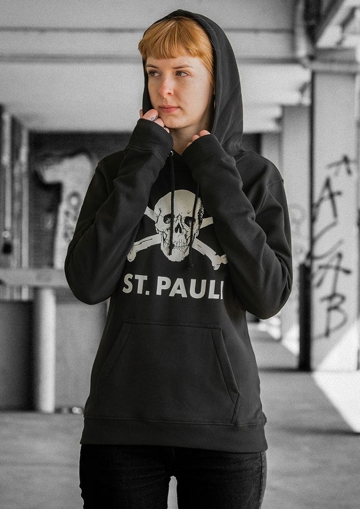 FC St. Pauli - Totenkopf, Damen Hoodie