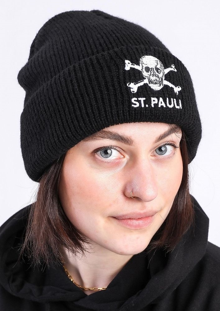 FC St. Pauli - Totenkopf, Strickm�tze Beanie
