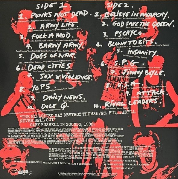 Exploited, The - Totally Exploited, lim. LP
