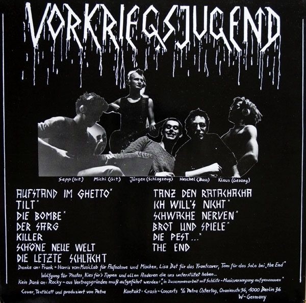Vorkriegsjugend - Vorkriegsjugend, LP gelb