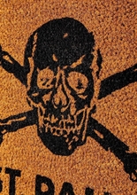 FC St. Pauli - Totenkopf, Fu�matte Kokos