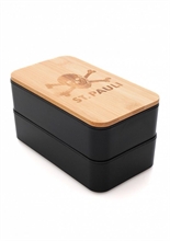 FC St. Pauli - Totenkopf, Lunchbox mit Besteck