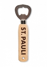 FC St. Pauli - Flaschen�ffner Holz