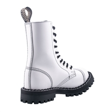 Steel Shoes & Boots - Full White, 10-Loch Boots