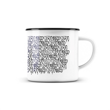 0711 - Emaille Tasse